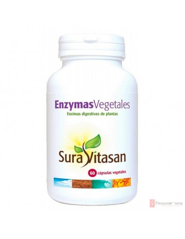 Enzymas Vegetales · Sura Vitasan · 60 Capsulas