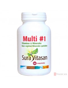 Multi 1 Vitaminas Minerales · Sura Vitasan · 60 Comprimidos