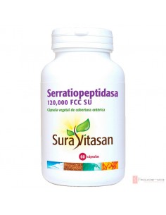 Serratiopeptidasa · Sura Vitasan · 60 Capsulas