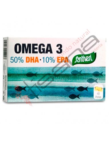 Omega 3 + DHA + EPA · Santiveri · 40 Perlas