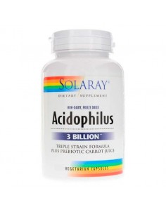 Acidophilus Plus 3 Billion · Solaray · 30 Capsulas