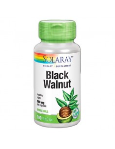 Black Walnut Hull · Solaray · 100 Capsulas