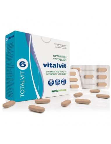 Totalvit 6 Vitalvit · Soria Natural · 28 Comprimidos