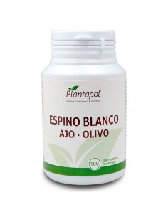 Espino Blanco Ajo Olivo · Plantapol · 100 Comprimidos