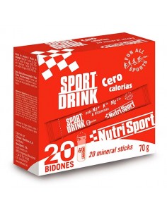 Sport Drink Cero Calorias · Nutrisport · 20 Sticks