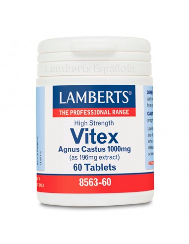 Vitex Agnus Castus 1000 mg · Lamberts · 60 Tabletas
