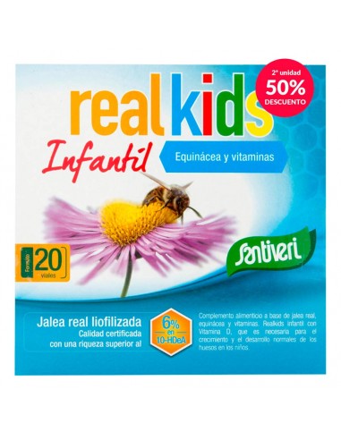 Pack 2ª Ud 50% Realkids Infantil · Santiveri · 20 Viales