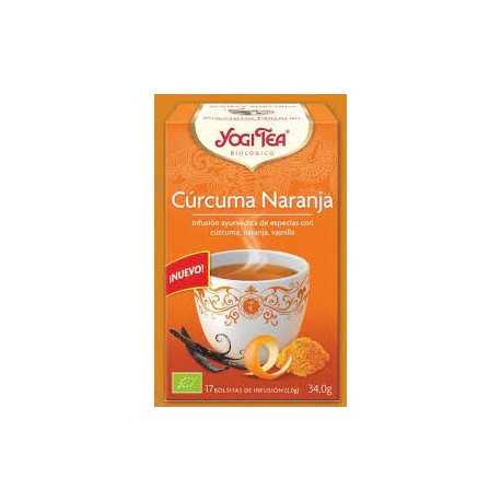 Tea Chai Curcuma Naranja 17 Bolsitas