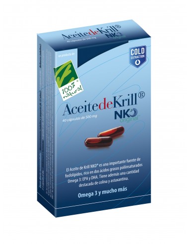 Aceite De Krill Nko 40 Perlas