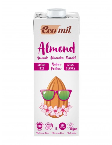 Ecomil Almond Nature Proteine 1L Sin Azucares