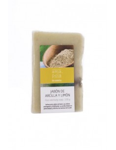 Jabón de Arcilla y Limón · Amapola Bio · 100 Gramos
