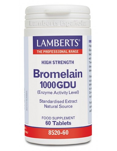 Bromelina 1000 GDU · Lamberts · 60 tabs