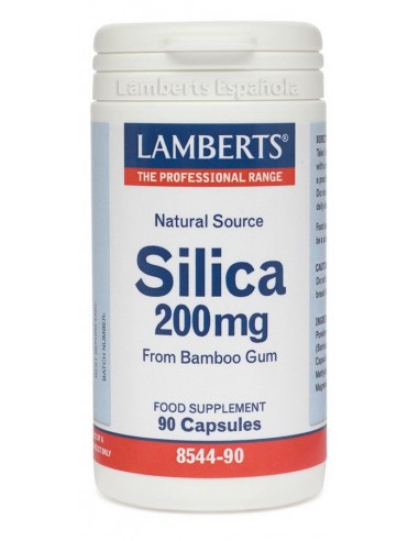 Silicio 200 mg · Lamberts · 90 Caps