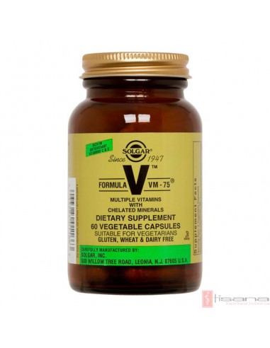 Formula VM-75 (dos al dia) · Solgar · 60 comprimidos