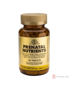 Nutrientes Prenatales · Solgar · 120 comprimidos