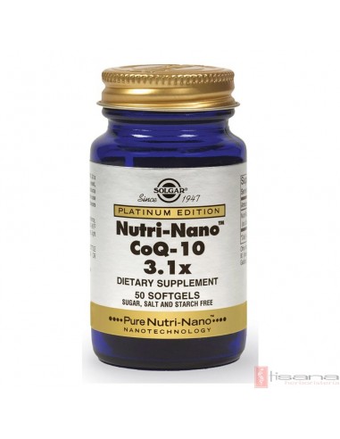 Nutri-Nano CoQ-10 3.1x · Solgar · 50 Cápsulas